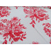 Бифлекс принт  Белый (красные цветы) П-157