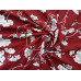 Бифлекс принт  Бордовый (белые цветы)  П-158