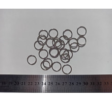 Кольцо металл 12 мм Серебро М-31