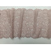 Кружево эластичное  20,5 см  Пудрово-розовое ( Лотос ) КЭ-118
