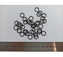 Кольцо металл 10 мм Черный М-25
