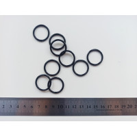 Кольцо Пластик 20 мм Черный Пл-5